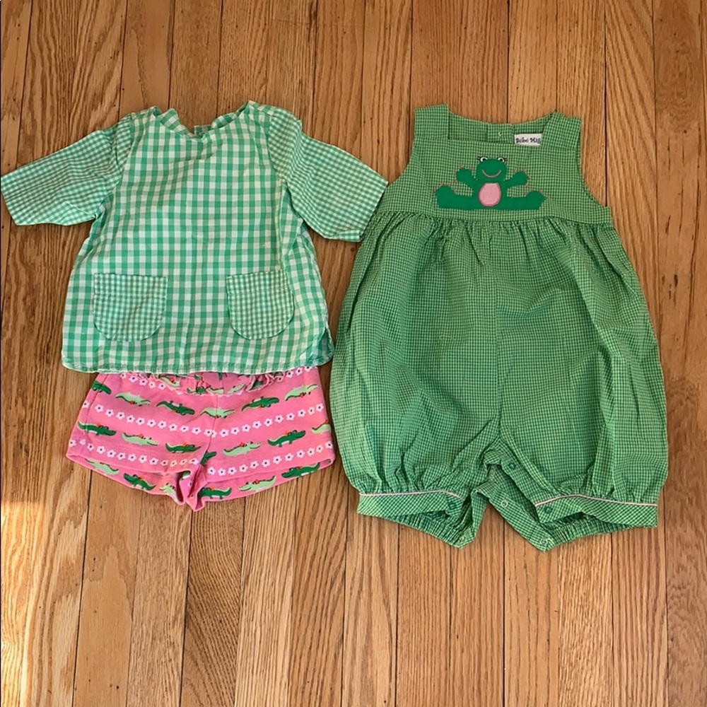 Baby girls summer outfits, sz 3-6mo!